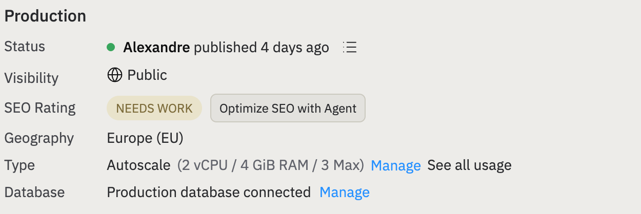 seo production example